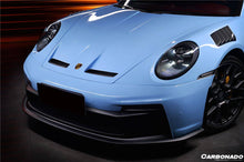 Load image into Gallery viewer, 2019-2024 Porsche 911 992 Carrera &amp; S &amp; 4 &amp; 4S &amp; Targa &amp; Cabriolet GT3 Style Front Bumper - Carbonado