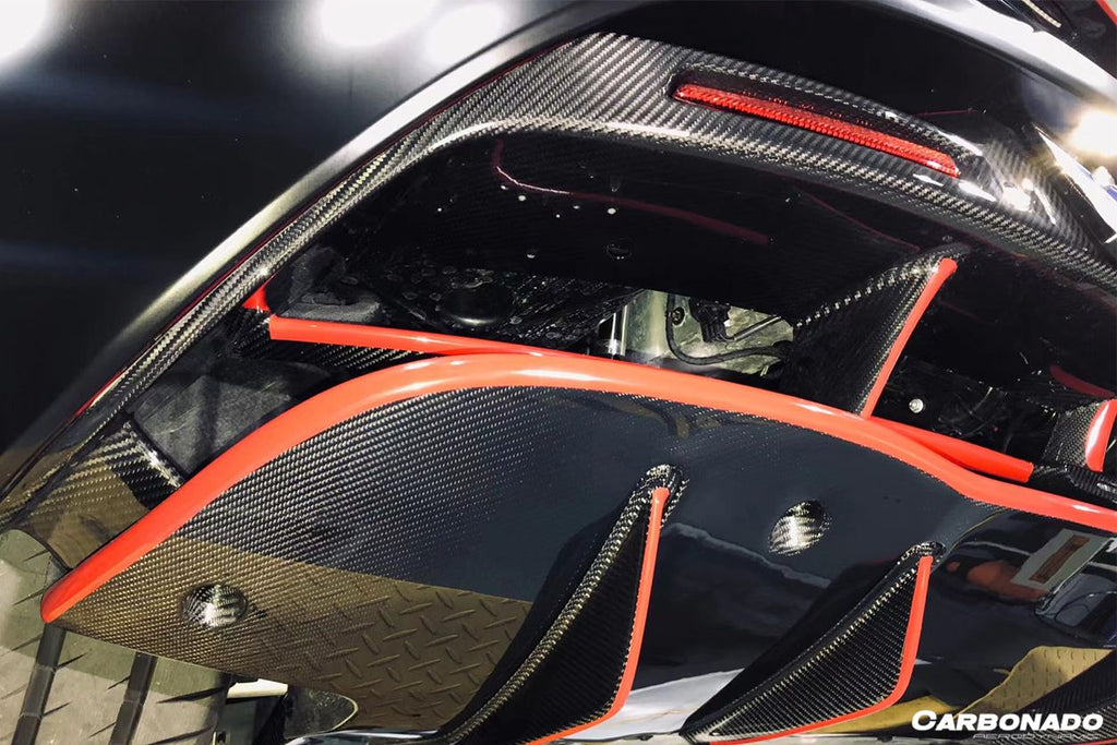 2017-2022 McLaren 720s OEM Style Carbon Fiber Rear Diffuser - Carbonado Aero