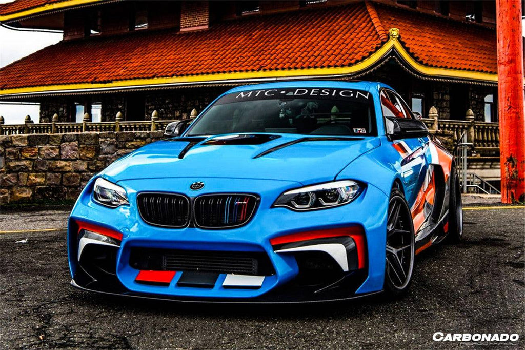 2016-2020 BMW M2 F87 VR Style Partial Carbon Fiber Wide Full Body kit - Carbonado Aero