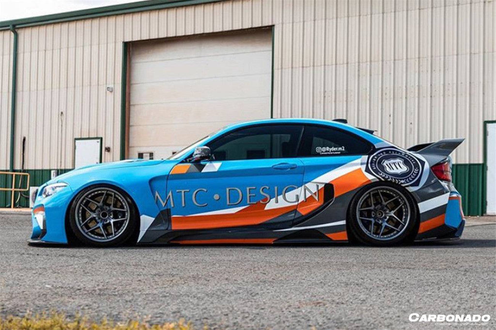 2016-2020 BMW M2 F87 VR Style Partial Carbon Fiber Wide Full Body kit - Carbonado