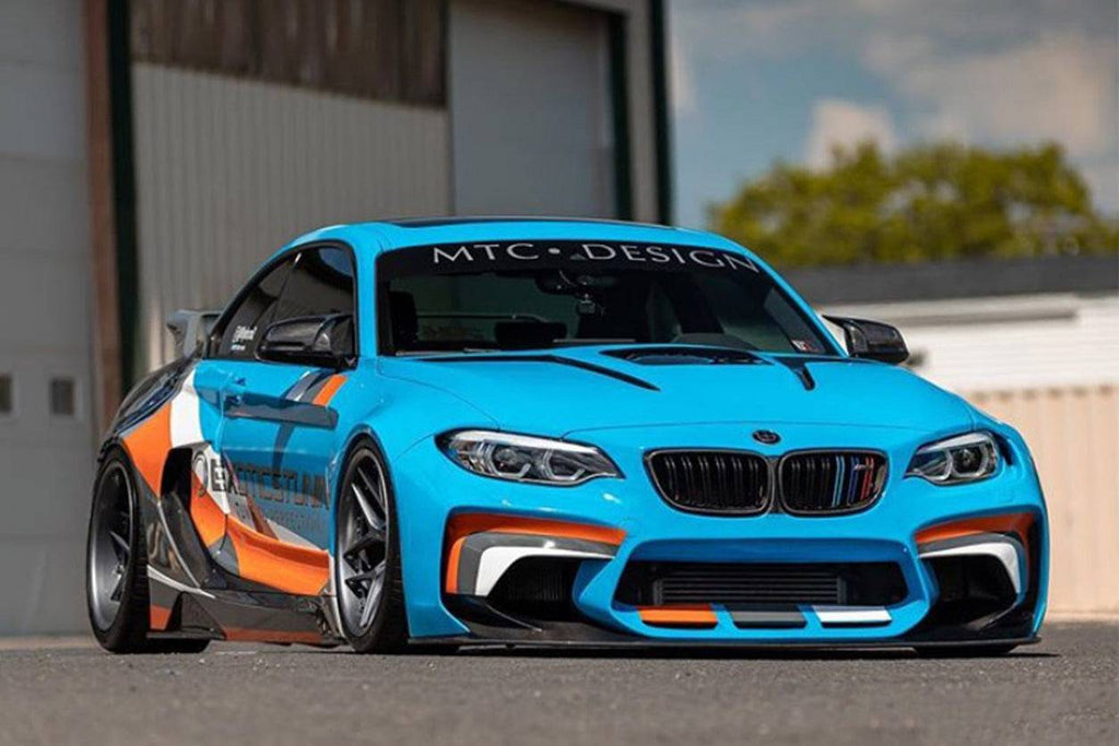 2016-2020 BMW M2 F87 VR Style Partial Carbon Fiber Wide Full Body kit - Carbonado
