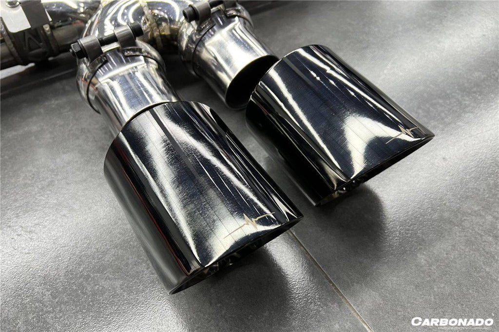 2019-2023 Porsche 911 992 Carrera/S/4/4S/Targa/Cabriolet Exhaust (for GT3 Style Bumper) - Carbonado Aero