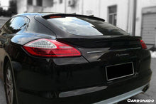 Load image into Gallery viewer, 2010-2013 Porsche Panamera 970.1 TAS Style Carbon Fiber Trunk Spoiler - Carbonado Aero