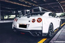Load image into Gallery viewer, 2012-2020 Nissan GTR R35 DBA/EBA NISMO Style Carbon Fiber Rear Diffuser With Break Light - Carbonado