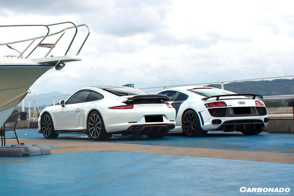 2006-2015 Audi R8 Coupe DPGT Style Carbon Fiber Trunk Spoiler Wing - Carbonado Aero