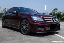 Load image into Gallery viewer, 2012-2014 Mercedes Benz C Class W204 P Style Front Bumper - Carbonado