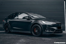 Load image into Gallery viewer, 2016-2021 Tesla Model X SUV RZS Style Carbon Fiber Front Canards - Carbonado Aero