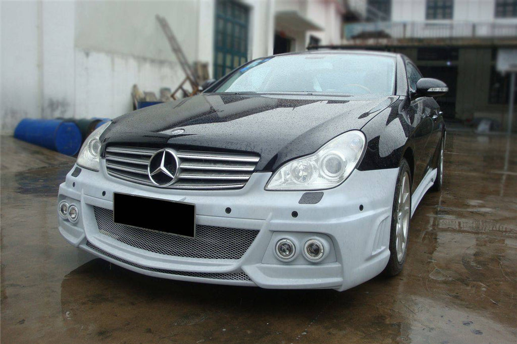 2005-2009 Mercedes Benz W219 Cls Class WI Style Front Bumper w/LED - Carbonado