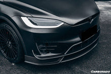 Load image into Gallery viewer, 2016-2021 Tesla Model X SUV RZS Style Carbon Fiber Front Canards - Carbonado Aero