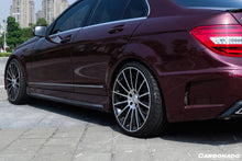 Load image into Gallery viewer, 2008-2014 Mercedes Benz C Class W204 Sedan P Style Side Skirts - Carbonado Aero