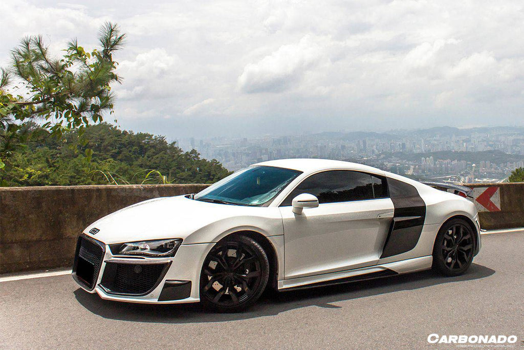 2006-2015 Audi R8 Coupe/Spyder DPGT Style Front Bumper - Carbonado