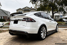 Load image into Gallery viewer, 2019-2021 Tesla Model X SUV RZS Style Carbon Fiber Rear Diffuser - Carbonado Aero