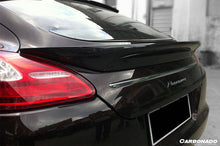 Load image into Gallery viewer, 2010-2013 Porsche Panamera 970.1 TAS Style Carbon Fiber Trunk Spoiler - Carbonado Aero