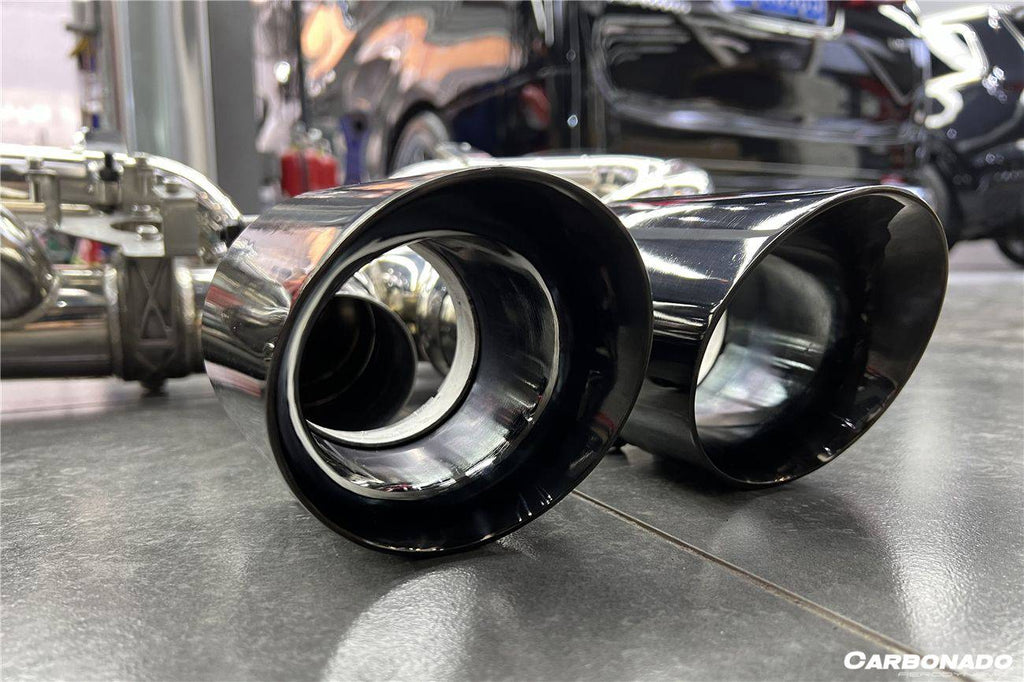 2019-2023 Porsche 911 992 Carrera/S/4/4S/Targa/Cabriolet Exhaust (for GT3 Style Bumper) - Carbonado Aero