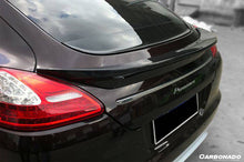 Load image into Gallery viewer, 2010-2013 Porsche Panamera 970.1 TAS Style Carbon Fiber Trunk Spoiler - Carbonado Aero