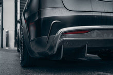 Load image into Gallery viewer, 2016-2021 Tesla Model X SUV RZS Style Carbon Fiber Rear Bumper Canards - Carbonado