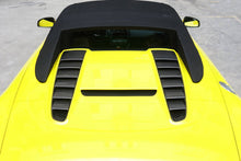 Load image into Gallery viewer, 2009-2015 Audi R8 Spyder OE Style Carbon Fiber Trunk Air Scoop Cover - Carbonado