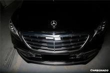 Load image into Gallery viewer, 2017-2020 Mercedes Benz S63 AMG W222.2 Sedan MSY Style Carbon Fiber Front Bumper Vents - Carbonado Aero