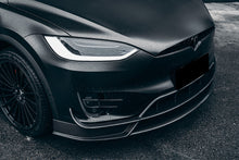 Load image into Gallery viewer, 2016-2021 Tesla Model X SUV RZS Style Carbon Fiber Front Lip - Carbonado