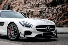 Load image into Gallery viewer, 2015-2017 Mercedes Benz AMG GT/GTS RZS Style Carbon Fiber front bumper Canards - Carbonado