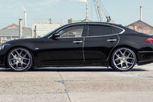 Load image into Gallery viewer, 2011-2014 Infiniti Q70 WD Style Side Skirts - Carbonado