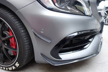Load image into Gallery viewer, 2016-2018  Mercedes Benz  W176 A45 AMG BKSS Style Carbon Fiber Front Bumper Canards - Carbonado