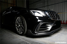 Load image into Gallery viewer, 2017-2020 Mercedes Benz S63 AMG W222.2 Sedan MSY Style Carbon Fiber Front Bumper Vents - Carbonado Aero