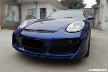 Load image into Gallery viewer, 2005-2008 Porsche Cayman/Boxster 987 TA Style Front Bumper w/LED Lights - Carbonado Aero