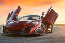 Load image into Gallery viewer, 2011-2014 McLaren MP4 12C 675LT Style Part Carbon Fiber Front Bumper And Fender - Carbonado