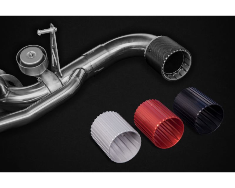 Capristo Exhaust Valved Exhaust CES3 Carbon Tips Black Aston Martin Vantage | AMR 2018-2022
