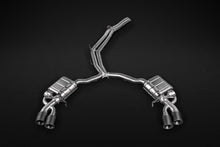 Load image into Gallery viewer, Capristo Exhaust Valved Catback Exhaust System Mid-Pipes E2P Carbon Tips Black Audi RS5 B9 F5 2016-2023
