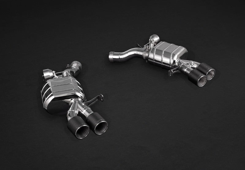 Capristo Exhaust Valved Exhaust, Mid Pipes, and CES-3 w/Carbon Fiber Tips F10 BMW M5 2011-2016