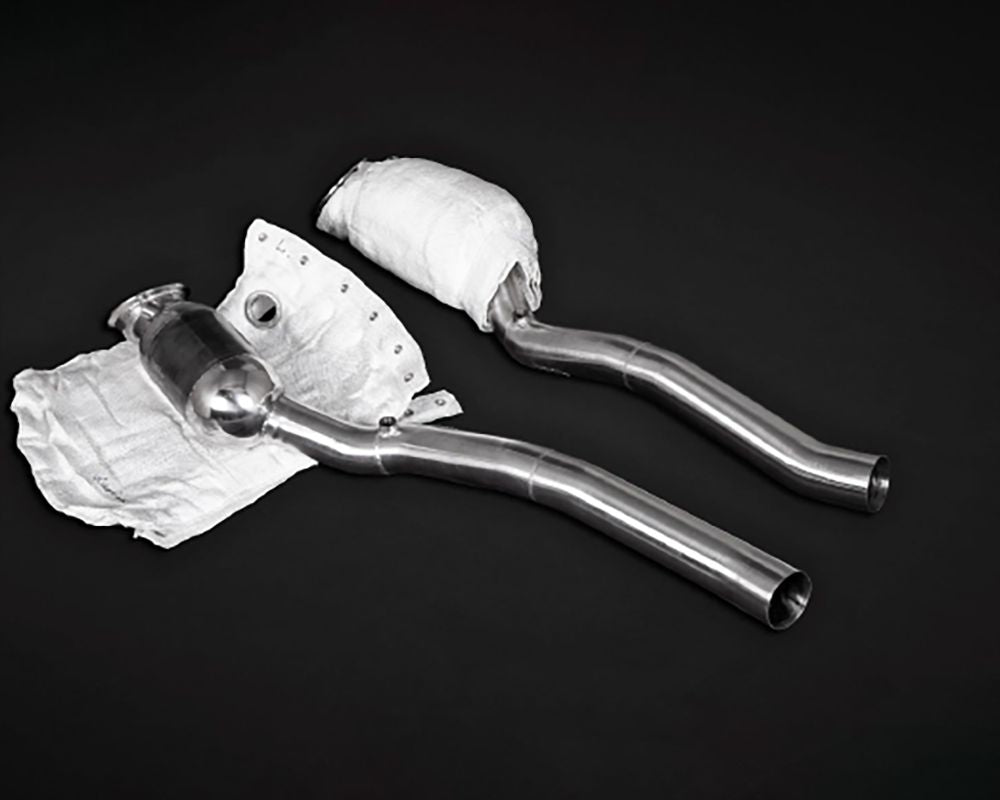 Capristo Exhaust 200 Cell Sport Cat Downpipes for OPF Cars Ferrari 812 GTS 2020-2022