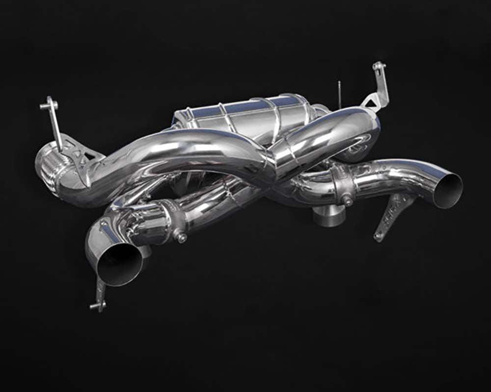Capristo Exhaust Valved X Pipe Exhaust OEM Tips Lamborghini Huracan Performante| EVO | STO 2019-2023