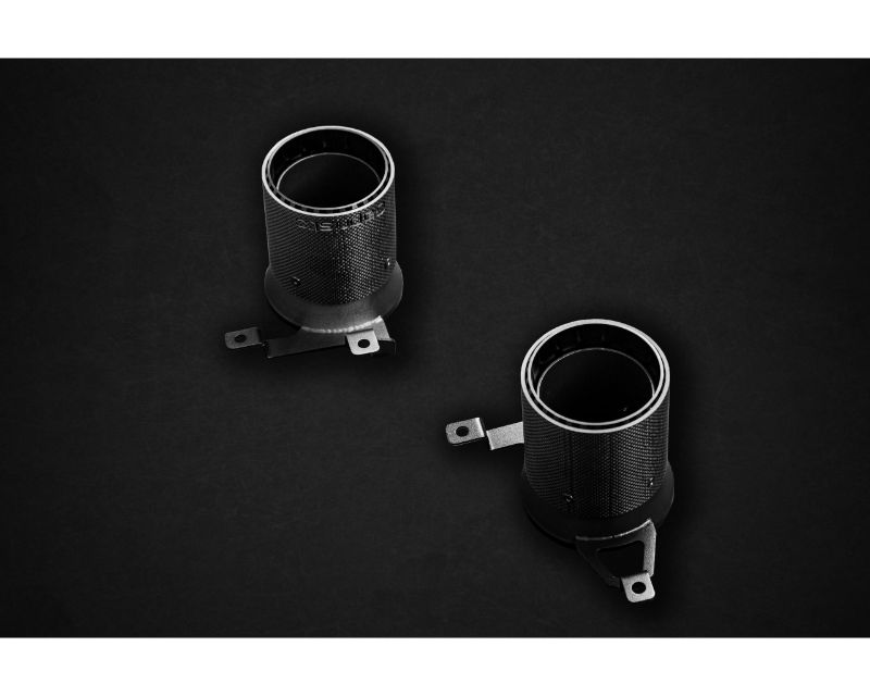 Capristo Exhaust Carbon Fiber Exhaust Tips Black Lamborghini Huracan EVO 2019+