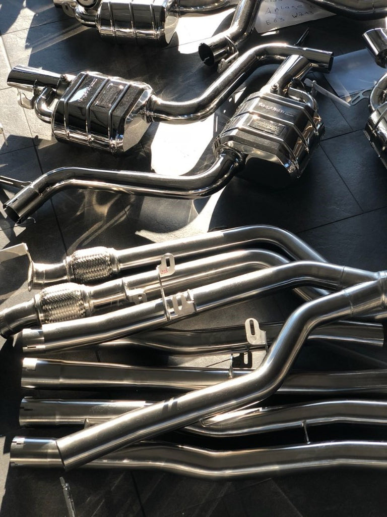 Capristo Exhaust Valved Catback System, Mid Pipes, w/CES-3 Mercedes E43 AMG 2017-2019 | Mercedes E400 2013-2019