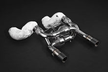 Load image into Gallery viewer, Capristo Exhaust Valved Exhaust System Race Pipes CES3 with Heat Blankets Black McLaren 720S 2017-2021