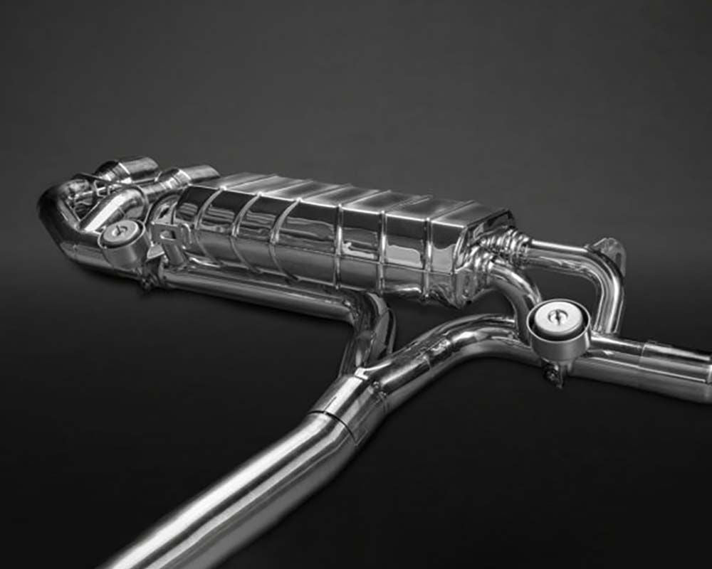 Capristo Exhaust Silver Valved Exhaust Carbon Tips CES3 Nissan GTR MK3 | 4 | Nismo 2007-2021