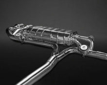 Load image into Gallery viewer, Capristo Exhaust Silver Valved Exhaust Carbon Tips CES3 Nissan GTR MK3 | 4 | Nismo 2007-2021