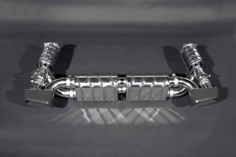 Capristo Exhaust Valved Exhaust & Race Pipes CES3 Remote Ceramic Tips Dual Porsche 997 Turbo | S | GT2 | GT2RS 2007-2013