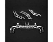 Load image into Gallery viewer, Capristo Exhaust Valved Exhaust with Mid-Silencer Race Pipes &amp; Carbon Fiber Tips E2P Black Porsche 536 Cayenne 2.9T | E Hybrid 2019+