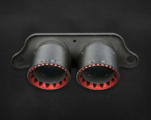 Load image into Gallery viewer, Capristo Exhaust Carbon Fiber Shell Exhaust Silver Tip OEM Muffler Porsche 991.2 GT3 | RS 2017-2019