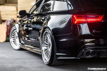 Load image into Gallery viewer, 2013-2018 Audi RS6 Avant MN Style Carbon Fiber Rear Cap Splliter - Carbonado Aero