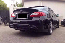 Load image into Gallery viewer, 2011-2014 Infiniti Q70 M37 M35 M25 WD Style Rear Bumper w/Tips - Carbonado