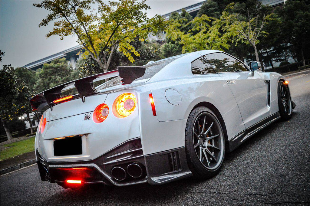 2008-2022 Nissan GTR R35 CBA/DBA/EBA NISMO Style Rear Bumper - Carbonado