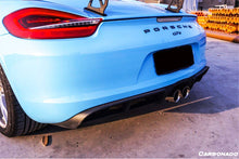 Load image into Gallery viewer, 2012-2016 Porsche 981 Boxster/Cayman GT4 Style Rear Diffuser - Carbonado Aero