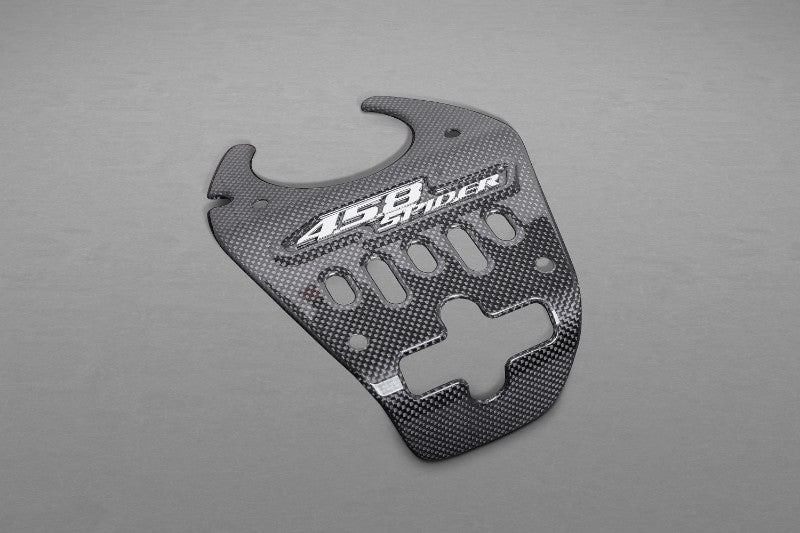 Capristo Exhaust Matte Carbon Lock Cover Ferrari 458 Spider 2011-2015