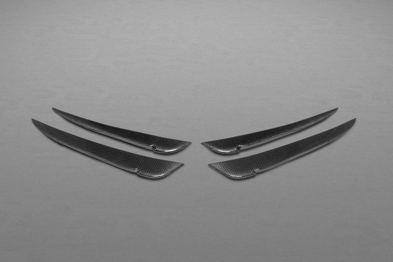 Capristo Exhaust Matte Front Fins Ferrari 458 Speciale 2013-2015