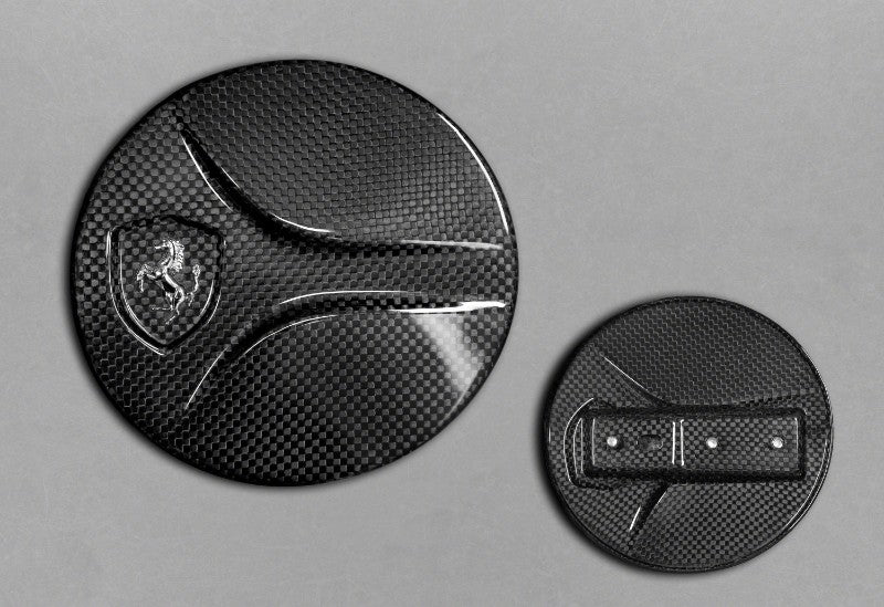 Capristo Exhaust Matte Carbon Gas Cap Ferrari 488 GTB | GTS 2015-2020