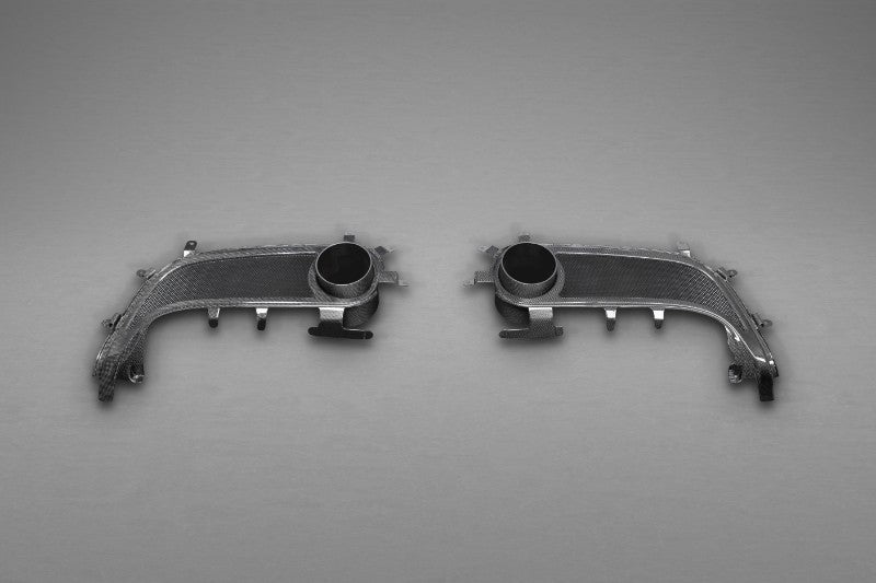 Capristo Exhaust Matte End Pipe Shells Ferrari 488 GTB | GTS 2015-2020